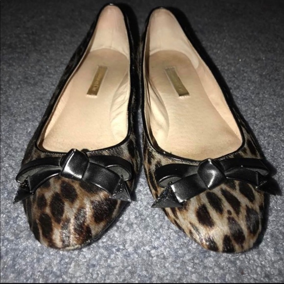 Unknown Shoes - Pony Hair Leopard Print Flats